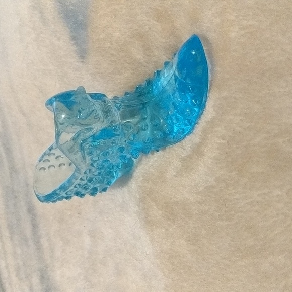 VTG Fenton Blue Hobnail Cat front Shoe - Picture 2 of 5